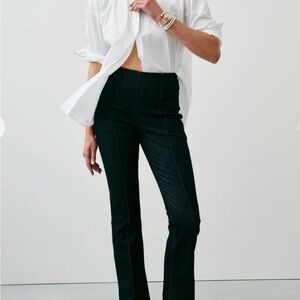 Spanx zero waistband micro flare jeans